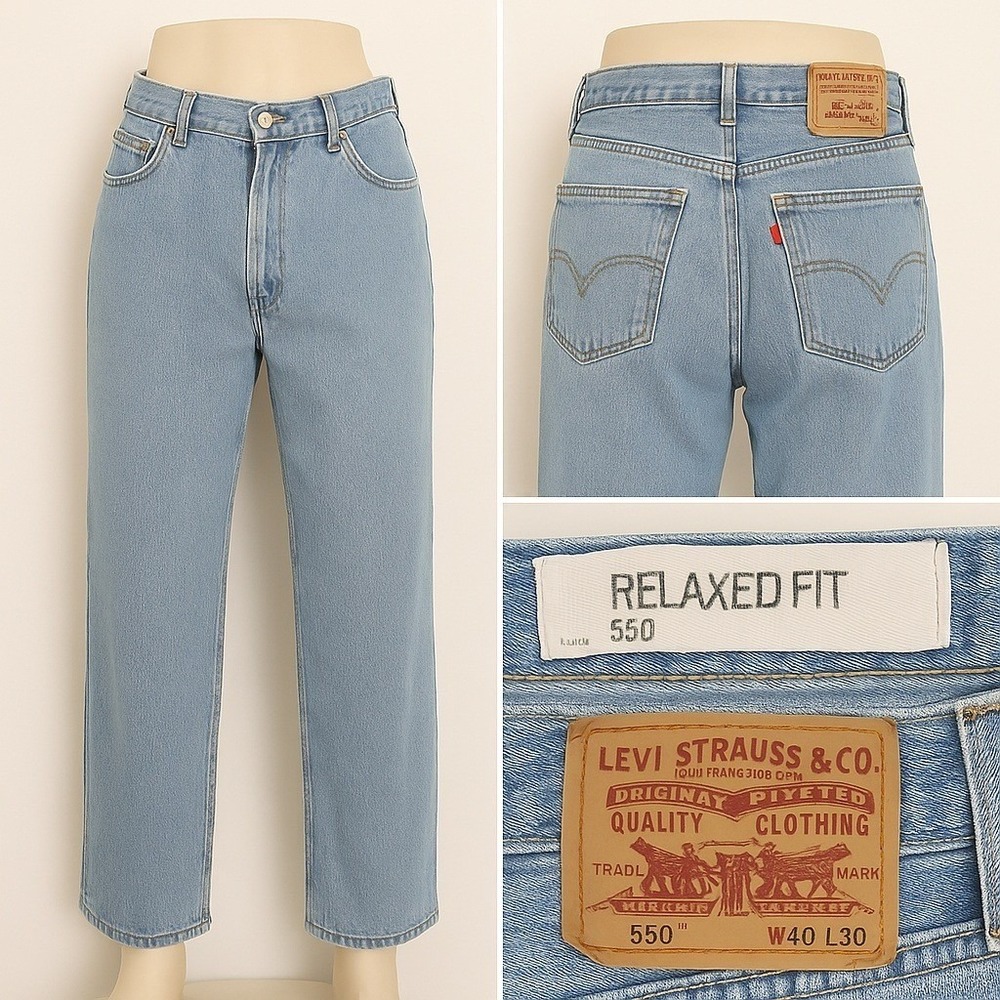 Levis 550 Relaxed‎ Fit Vintage Men Jeans 40x30 Cowboy Rancher Farmer Classic Y2K